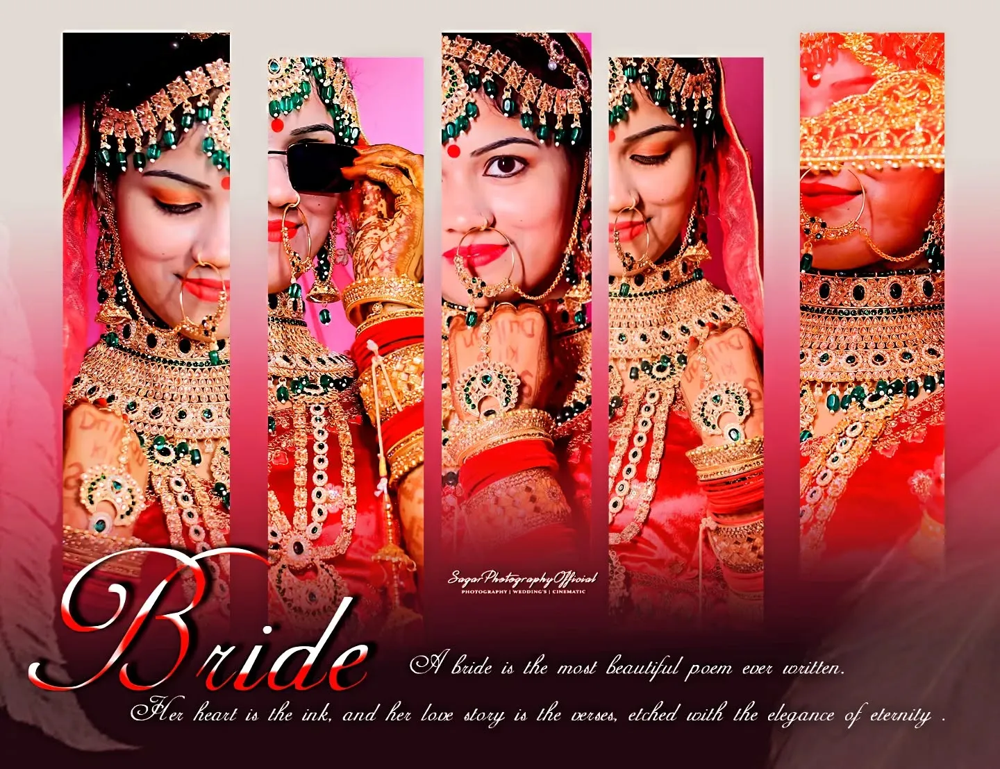 Luxury Indian Wedding Bride - Sagar Photography Official